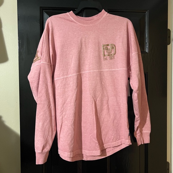 Walt Disney World Pink and Gold Spirit Jersey XS NWT - Picture 2 of 2